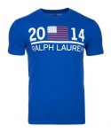 T-shirt męski Ralph Lauren niebieski