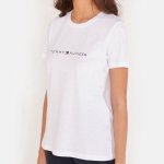 Tommy Hilfiger t-shirt koszulka damska bluzka biały UW0UW01618