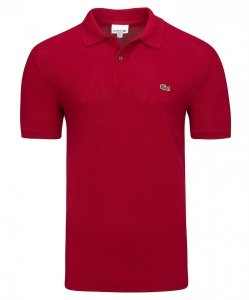 Lacoste koszulka polo polówka męska bordowa