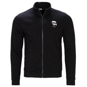 Karl Lagerfeld bluza rozpinana Zip męska czarna 705895-500900-990