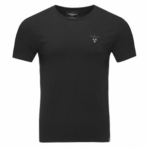 Aeronautica Militare t-shirt koszulka c-neck męska czarna