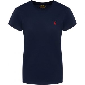 Polo Ralph Lauren t-shirt damski koszulka  slim fit granatowa