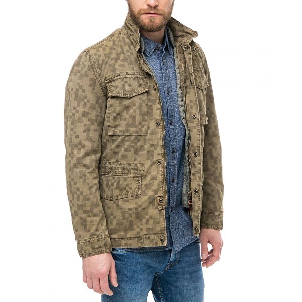 Pepe Jeans kurtka męska moro PM401501-856
