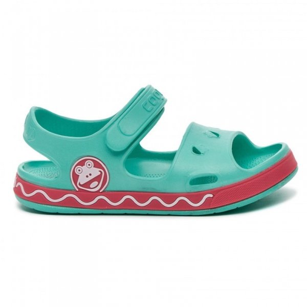 Coqui Little Frog buty dziecięce sandały Fobee 8852 Mint New Rouge