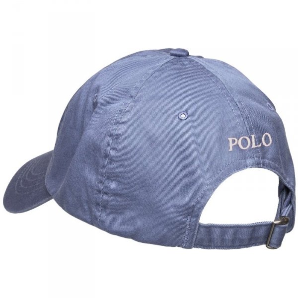 Ralph Lauren czapka z daszkiem unisex błękitna