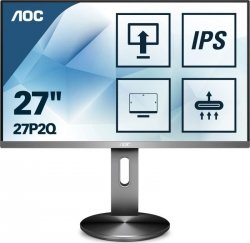 Monitor AOC 27 27P2Q VGA DVI HDMI DP 4xUSB 3.1 głośniki