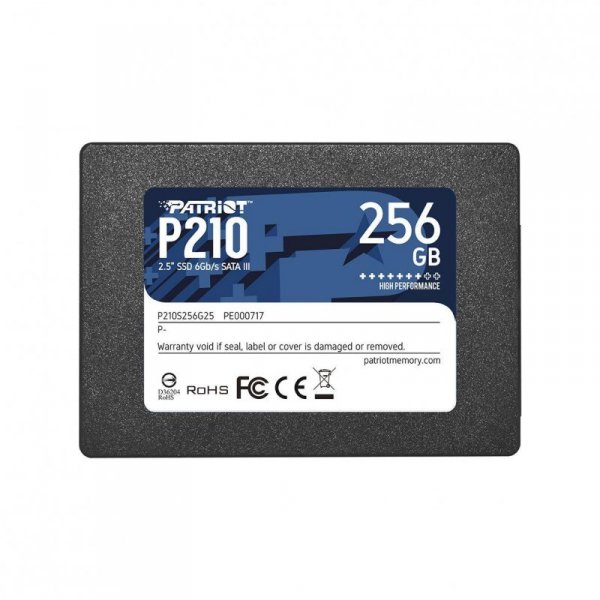 Dysk SSD Patriot P210 256GB 2.5” SATA3 (500/400 MB/s) 7mm