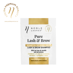 Shampoo per ciglia e sopracciglia Pure Lash & Brow di Noble Lashes