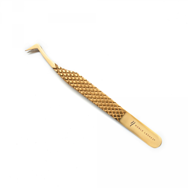 Pinzetta per ciglia Noble Gold PRO