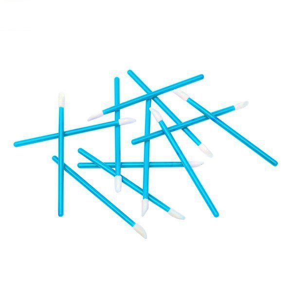 Aplicatori in velluto azzurro