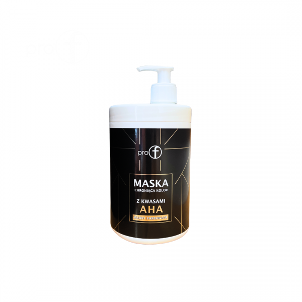 PRO-F Maska chroniąca kolor z kwasami AHA 1000 ml.