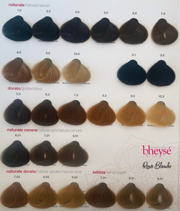 Farba do włosów profesjonalna Bheyse - Rene Blanche 100 ml   7.55