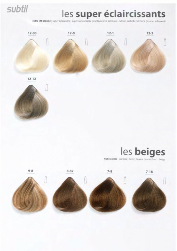 6/32 Crème - Blond Foncé Doré Irisé Profesjonalna Farba do włosów Subtil CREME  60 ml.