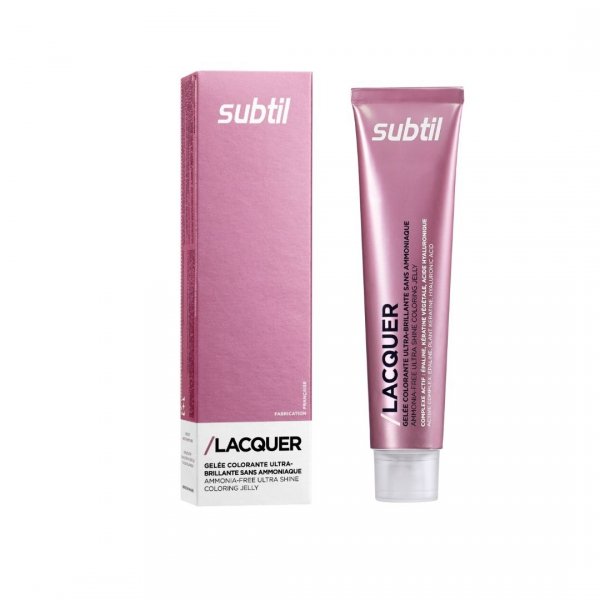 LACQUER 7-44 - Blond Cuivré Profond DEEP COPPER BLOND SUBTIL LACQUER XXL SHINE Profesjonalny Toner Kwasowy z efektem lustrzanego blasku  Subtil 60 ml.