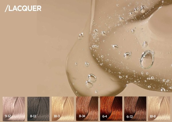LACQUER 9 - Blond Très Clair VERY LIGHT BLOND SUBTIL LACQUER XXL SHINE Profesjonalny Toner Kwasowy z efektem lustrzanego blasku  Subtil 60 ml.