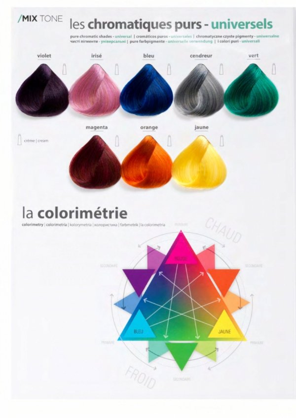 5 Crème - Châtain Clair  Profesjonalna Farba do włosów Subtil CREME  60 ml.