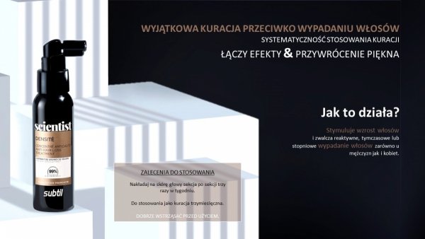 Scientist skoncentrowana kuracja przeciw wypadaniu włosów 75 ml. LOTION APAISANT