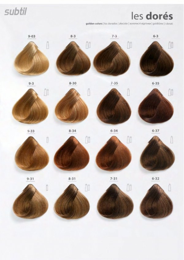 5 Crème - Châtain Clair  Profesjonalna Farba do włosów Subtil CREME  60 ml.