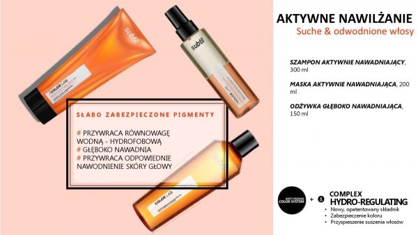 Maska Mocno Nawilżająca Subtil Colorlab 200 ml