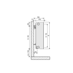 Purmo Ramo Ventil Compact Flex RCVF33 600x3000