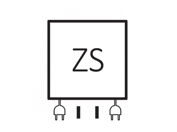 ZIGZAG 1070x500 RAL 9005 Mat ZS