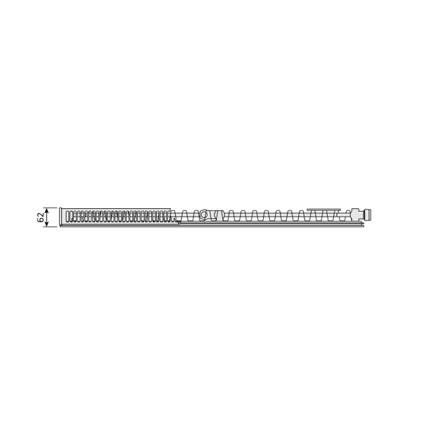 Purmo Ramo Ventil Compact Flex RCVF11 600x1200