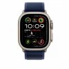 Apple Opaska Trail w kolorze niebieskim do koperty 49 mm - rozmiar S/M - elementy z tytanu w kolorze naturalnym