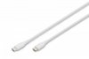 Digitus Kabel zasilający silikonowy USB-C - USB-C, USB 2.0 60W, 1m Biały
