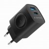 Gembird Ładowarka USB-A USB-C 20W PowerDelivery Quick Charge 3.0, czarna