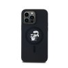 Karl Lagerfeld Silicone Karl & Choupette MagSafe - Etui iPhone 14 Pro Max (czarny)