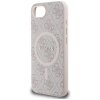 Guess 4G Ring Classic Logo MagSafe - Etui do iPhone 16e (różowy)