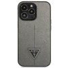 Guess Saffiano Triangle Logo Case – Etui iPhone 13 Pro (srebrny)