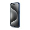 Guess 4G Bottom Stripe Metal Logo Collection - Etui iPhone 15 Pro Max (niebieski)