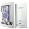 Guess Palm Trees Triangle Pearl Strap MagSafe - Etui do iPhone 16 (fioletowy)