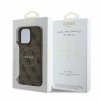 Guess 4G Ring Classic Logo MagSafe - Etui iPhone 16 Pro Max (brązowy)