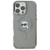 Karl Lagerfeld IML Metal Karl Head MagSafe - Etui iPhone 16 Pro (czarny)