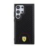 Ferrari Carbon Stitched Bottom - Etui Samsung Galaxy S24 Ultra (czarny)