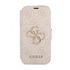 Guess Booktype 4G Big Metal Logo - Etui iPhone 13 Pro (różowy)