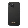 Guess Silicone Vintage - Etui iPhone 14 Plus (czarny)