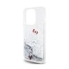 Hello Kitty Liquid Glitter Charms Kitty Head - Etui iPhone 14 Pro Max (srebrny)