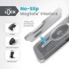 Speck Presidio Lux Grip ClickLock & MagSafe - Etui iPhone 16e / iPhone 15 / iPhone 14 / iPhone 13 (Clear / Platinium Glitter / C