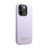Guess Silicone Vintage - Etui iPhone 14 Pro Max (fioletowy)