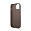 Guess 4G Big Metal Logo - Etui iPhone 15 Plus (brązowy)