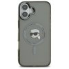 Karl Lagerfeld IML Metal Karl Head MagSafe - Etui iPhone 16 (czarny)