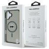 Karl Lagerfeld IML Metal Karl Head MagSafe - Etui iPhone 16 (czarny)