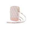 Guess Zip GCube Bottom Stripe - Torebka na telefon (różowy)