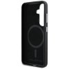 Karl Lagerfeld Saffiano Full Wrapped Elongated Metal Logo MagSafe - Etui do Samsung Galaxy S25 (czarny)