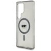 Karl Lagerfeld Button Karl Head Printed Logo MagSafe - Etui Samsung Galaxy S25 Ultra (czarny)