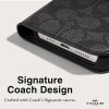 Coach Folio Signature C Case - Etui 2w1 z klapką iPhone 15 Pro (Charcoal)