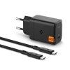 Spigen ArcStation Pro GaN-651 - Ładowarka sieciowa USB-C PD 3.0 PPS 65W + kabel USB-C (Czarny)